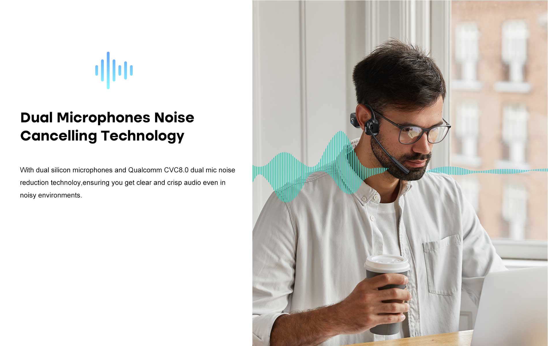 Bone conduction earphone Xiamen Mairdi Electronic Technology Co. Ltd