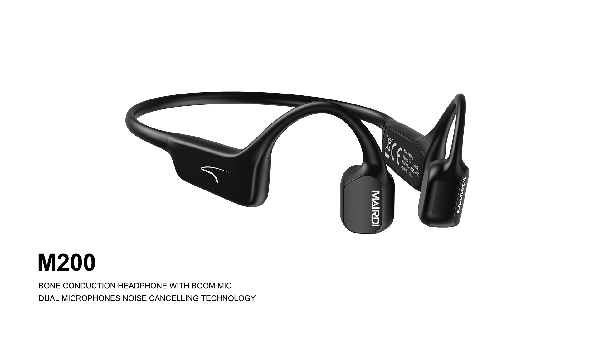 Bone conduction earphone Xiamen Mairdi Electronic Technology Co. Ltd